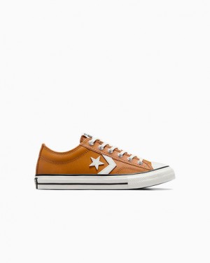 Multicolor Converse Star Player 76 Leather Kids' Sneakers UK | C-31276509