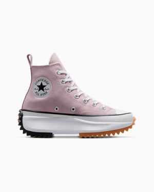 Purple / White / Black Converse Run Star Hike Women Platform Shoes UK | C-38716299