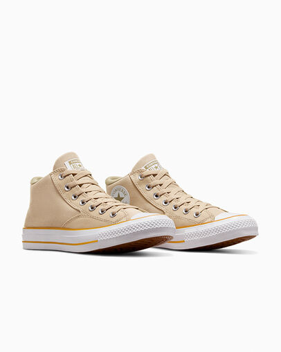 Beige / White Converse Chuck Taylor All Star Malden Street Women Boots UK | C-68794259