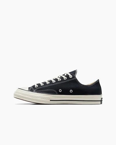 Black Converse Chuck 70 Canvas Men Sneakers UK | C-31289409