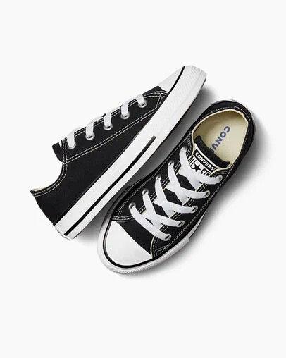 Black Converse Chuck Taylor All Star Classic Kids' Sneakers UK | C-97164259