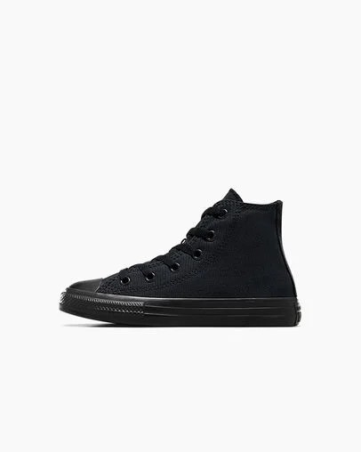 Black Converse Chuck Taylor All Star Classic Kids' Sneakers UK | C-64507319