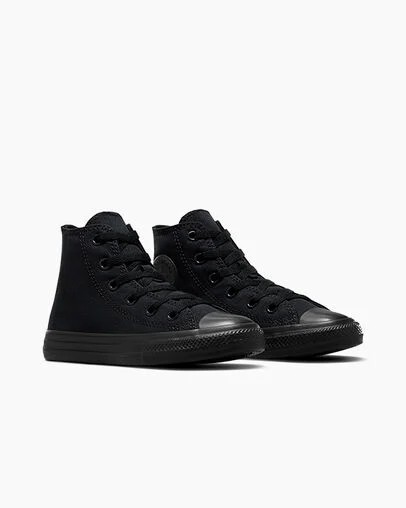 Black Converse Chuck Taylor All Star Classic Kids' Sneakers UK | C-64507319