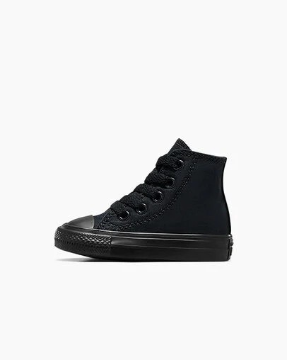 Black Converse Chuck Taylor All Star Classic Kids' Sneakers UK | C-65830799