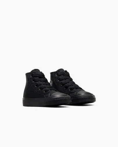Black Converse Chuck Taylor All Star Classic Kids' Sneakers UK | C-65830799