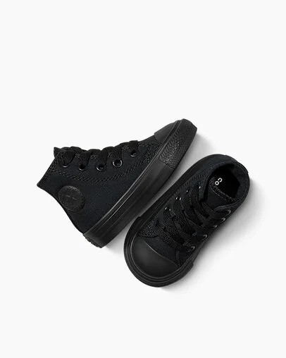 Black Converse Chuck Taylor All Star Classic Kids' Sneakers UK | C-65830799