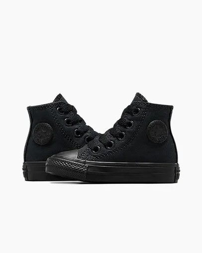 Black Converse Chuck Taylor All Star Classic Kids' Sneakers UK | C-65830799