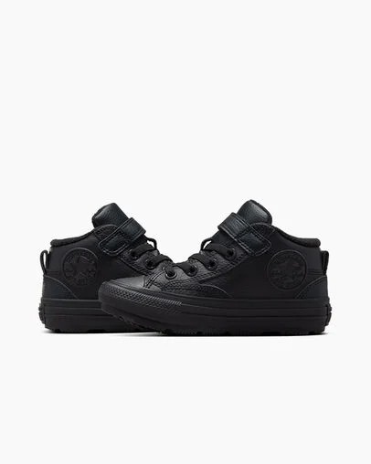 Black Converse Chuck Taylor All Star Malden Street Kids' Boots UK | C-71485329