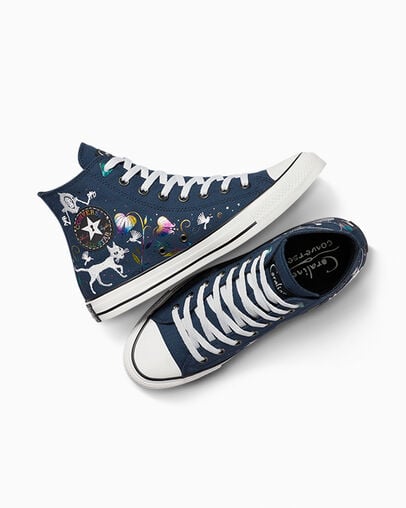 Black Converse Converse x Coraline Chuck Taylor All Star Men Sneakers UK | C-40387619