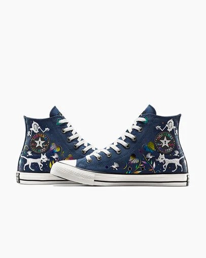 Black Converse Converse x Coraline Chuck Taylor All Star Men Sneakers UK | C-40387619