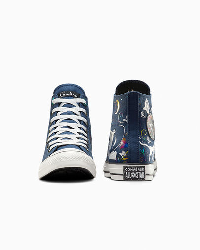Black Converse Converse x Coraline Chuck Taylor All Star Men Sneakers UK | C-40387619
