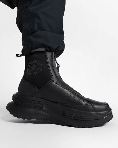 Black Converse Run Star Legacy Chelsea CX Luxe Workwear Men Sneakers UK | C-95748029
