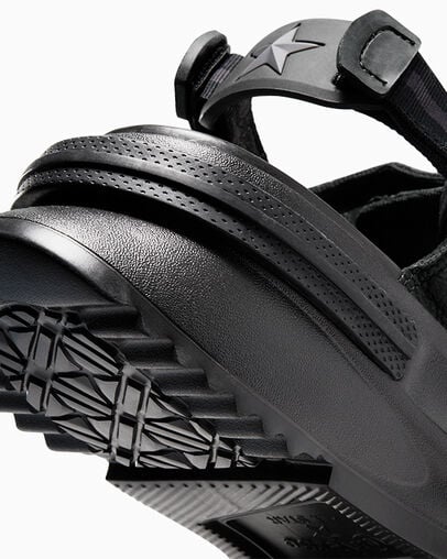 Black Converse Run Star Utility CX Women Sandals UK | C-42538099