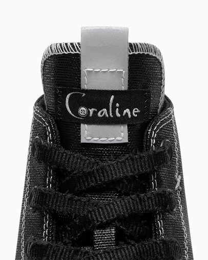 Black / Black Converse Converse x Coraline “Other Wybie” Chuck Taylor All Star Men Sneakers UK | C-51467399