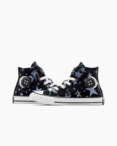 Black / Pink Converse Converse x Coraline Chuck Taylor All Star Easy On Kids' Sneakers UK | C-24635979