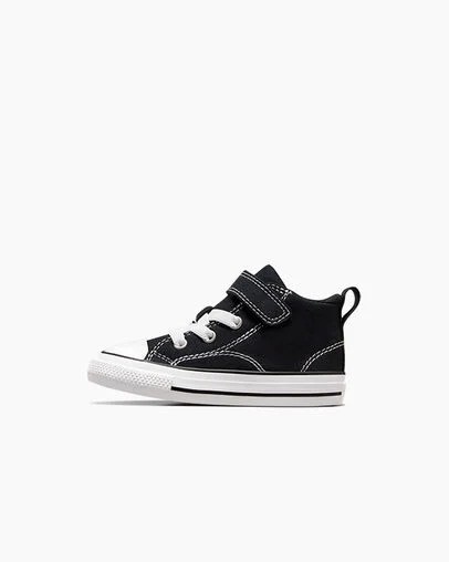 Black / White Converse Chuck Taylor All Star Malden Street Kids' Boots UK | C-67183409