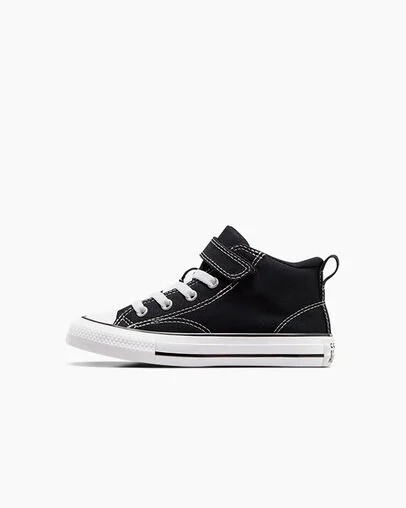 Black / White Converse Chuck Taylor All Star Malden Street Kids' Boots UK | C-02861979