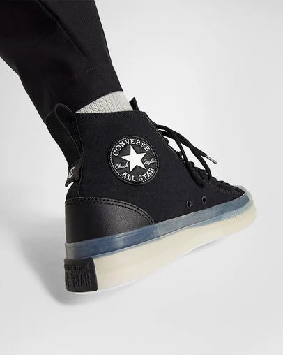 Black / White Converse Chuck Taylor All Star CX EXP2 Men Sneakers UK | C-96234019