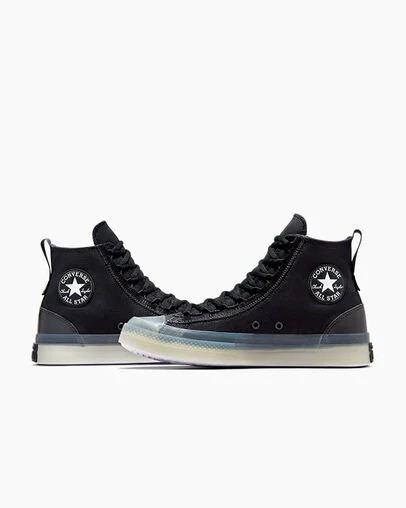 Black / White Converse Chuck Taylor All Star CX EXP2 Men Sneakers UK | C-96234019