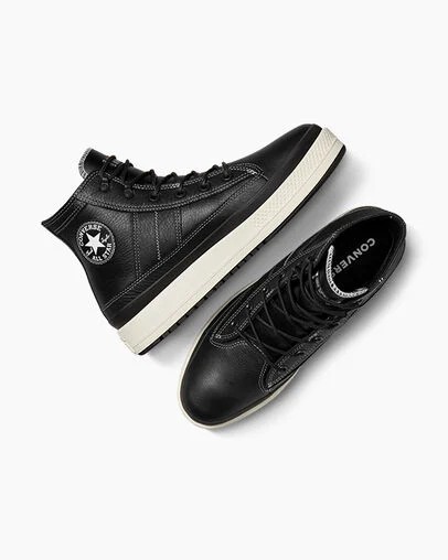Black / White Converse Chuck Taylor All Star Equip Waterproof Men Sneakers UK | C-46305179