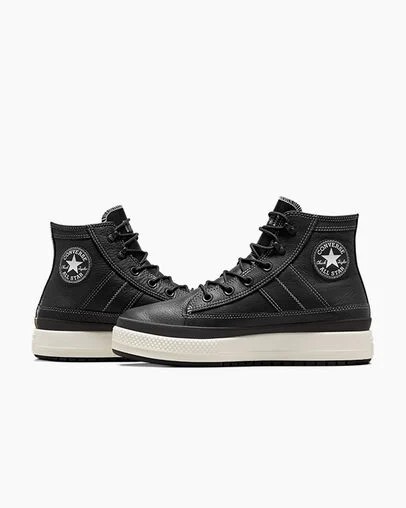 Black / White Converse Chuck Taylor All Star Equip Waterproof Men Sneakers UK | C-46305179