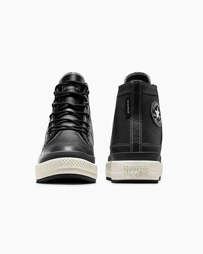 Black / White Converse Chuck Taylor All Star Equip Waterproof Men Sneakers UK | C-46305179
