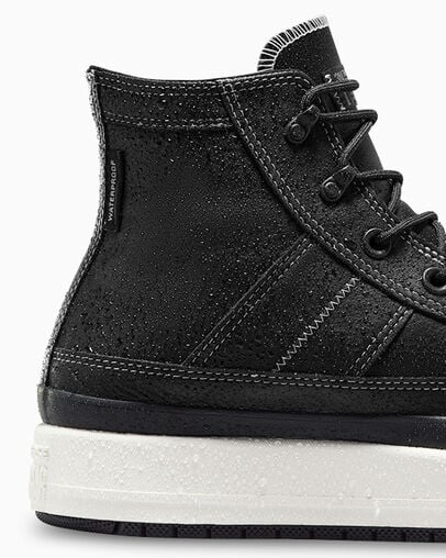 Black / White Converse Chuck Taylor All Star Equip Waterproof Men Sneakers UK | C-46305179