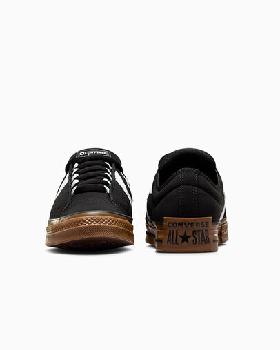 Black / White Converse Star Player 76 Puff Men Tennis Shoes UK | C-92047659