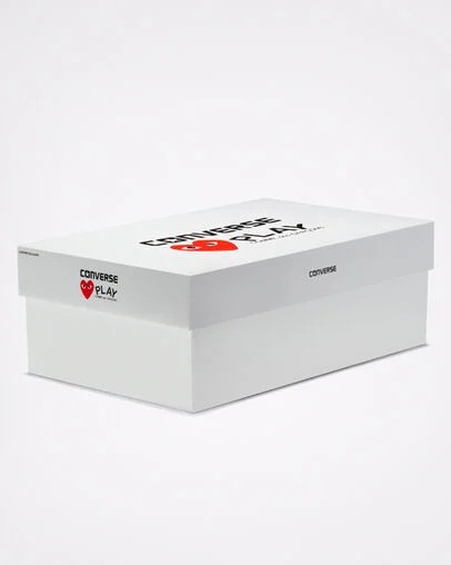 Black / White / Red Converse Converse x PLAY Comme des Garçons Chuck 70 Men Sneakers UK | C-87062419