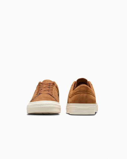 Brown Converse CONS One Star Pro Nubuck Women Tennis Shoes UK | C-05793169