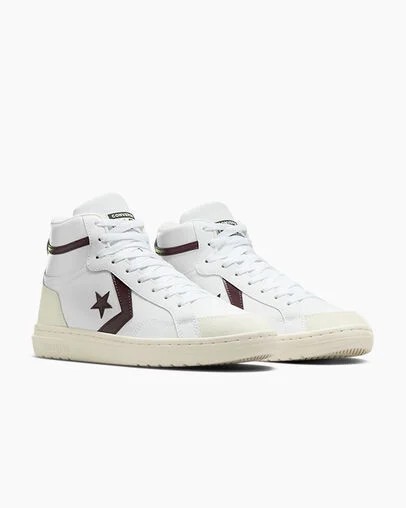 Burgundy / Purple / White Converse Pro Blaze Classic Women Boots UK | C-93650749