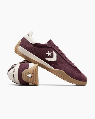 Burgundy / White Converse Run Star Women Trainers UK | C-62910589