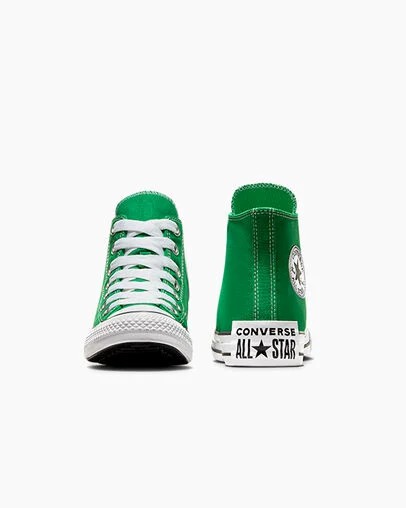 Green / White / Black Converse Chuck Taylor All Star Sketch Kids' Sneakers UK | C-07621959