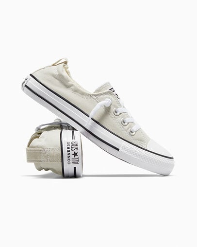 Grey Converse Chuck Taylor All Star Shoreline Women Slip On Shoes UK | C-89067539