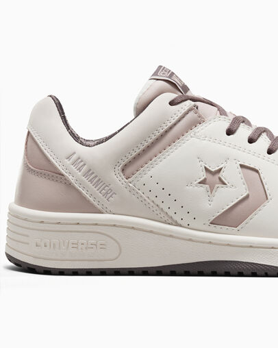 Khaki Grey / Purple Converse Converse x A Ma Manière Weapon Men Tennis Shoes UK | C-41037299