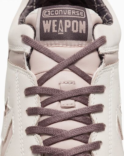 Khaki Grey / Purple Converse Converse x A Ma Manière Weapon Men Tennis Shoes UK | C-41037299