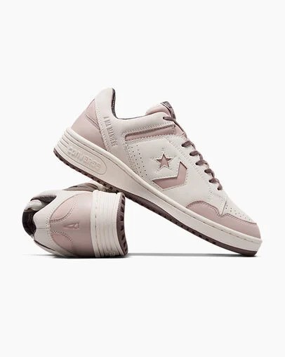 Khaki Grey / Purple Converse Converse x A Ma Manière Weapon Women Basketball Shoes UK | C-90281649