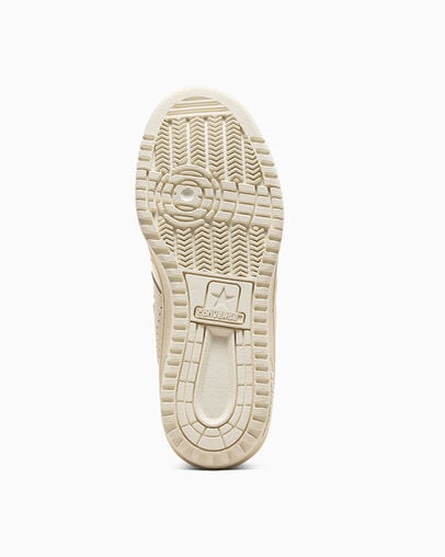Light Beige Converse Weapon Leather Women Basketball Shoes UK | C-87469329