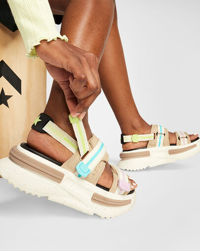 Multicolor Converse Run Star Utility CX Women Sandals UK | C-84193509