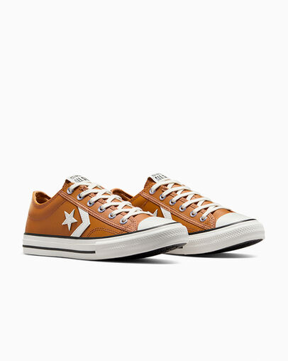 Multicolor Converse Star Player 76 Leather Kids' Sneakers UK | C-31276509