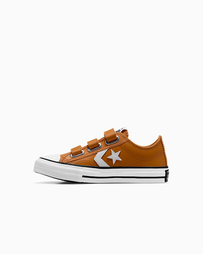 Multicolor Converse Star Player 76 Leather Kids' Sneakers UK | C-49502179