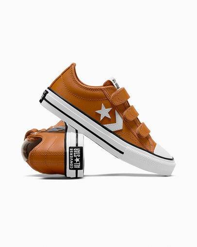 Multicolor Converse Star Player 76 Leather Kids' Sneakers UK | C-49502179