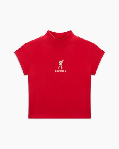 Pink Converse Converse x Liverpool FC Women T Shirts UK | C-96870139