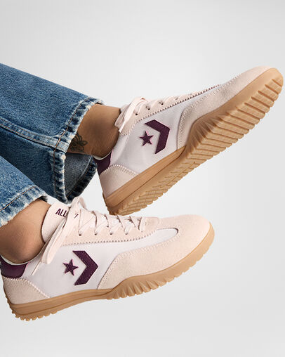 Pink / Purple Converse Run Star Women Trainers UK | C-50368219