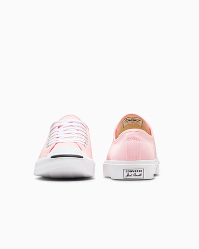 Pink / White / Black Converse Jack Purcell Women Tennis Shoes UK | C-84175329