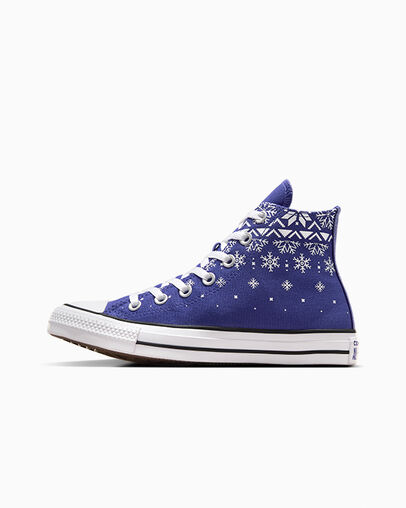 Purple / White / Black Converse Chuck Taylor All Star Men Sneakers UK | C-89045239