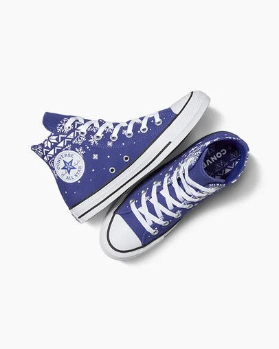 Purple / White / Black Converse Chuck Taylor All Star Men Sneakers UK | C-89045239