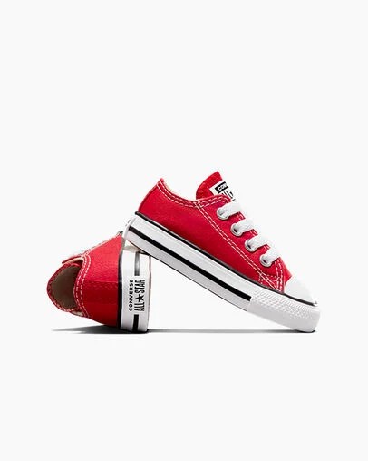 Red Converse Chuck Taylor All Star Classic Kids' Sneakers UK | C-80376519