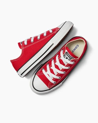 Red Converse Chuck Taylor All Star Classic Kids' Sneakers UK | C-31496829