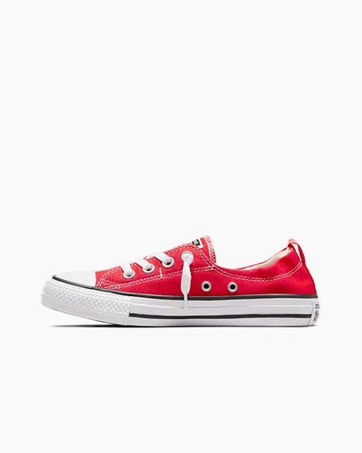 Red Converse Chuck Taylor All Star Shoreline Women Slip On Shoes UK | C-54869029